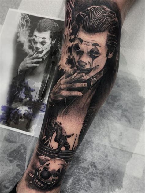 joker tattoo forearm